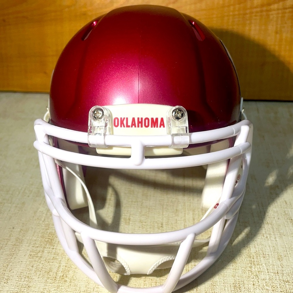 Oklahoma University Riddell Mini Helmet! - Picture 9 of 12